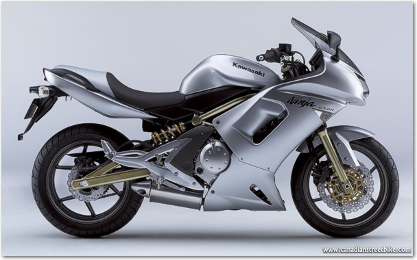 Kawasaki Ninja 650R - Long in Silver Kawasaki Ninja 650R - Long in Silver